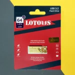 فلش لوتوس مدل L-814 ظرفیت 64 گیگابایت  USB.3.2 - تصویر 2